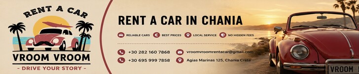 Vroom Vroom Rent a Car, Chania Crete